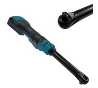 luolety Clé à cliquet sans fil 3/8" pour Makita batterie 18 V, jeu de clés à cliquet électriques rallongé de 16cm avec lumière LED, 320 tr/min, 80 N.m