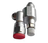 luolety CleanShot 287030 Vanne d'arrêt, adaptateur de pulvérisateur sans air, joint pivotant de 3600 PSI avec valve de commande pour pulvérisation haute pression