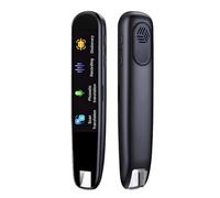 luolety Stylo de traducteur de numérisation, stylo lecteur de scan pour dyslexie, traduction vocale en 112 langues avec écran tactile pour réunions, apprentissage, voyageurs, étudiants (noir)