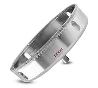 Luomorgo Scie cloche diamant de 140 mm, profondeur de coupe de 2,8 cm pour verre, céramique, marbre, porcelaine, carrelage, granit, quartz