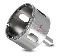 Luomorgo Scie cloche diamant de 50 mm, profondeur de coupe de 2,8 cm pour verre, céramique, marbre, porcelaine, carrelage, granit, quartz