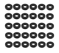 LuoQiuFa 30 rondelles plates en caoutchouc M5 de 12 mm de diamètre extérieur de 5 mm de diamètre intérieur de 1,2 mm d'épaisseur pour tuyau d'eau du robinet.