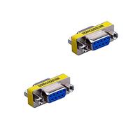 LuoQiuFa Lot de 2 câbles série Rs232 9 broches DB9 femelle vers femelle