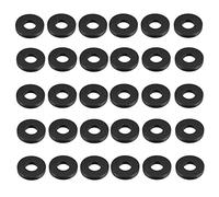 LuoQiuFa Lot de 30 rondelles plates en caoutchouc M8 18 mm OD 8 mm ID 3 mm d'épaisseur pour tuyau d'arrosage.