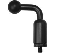 LUORNG 1 lot de rotule coudée vers 17 mm tige d'extension de téléphone portable adaptateur de support de téléphone portable 1/4 mâle vers mâle vis emboîtables en alliage d'aluminium pour téléphone