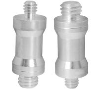 LUORNG Lot de 2 écrous de conversion pour trépied pour support de lampe de poche photographique, vis de conversion de support de lumière de 1/4 à 3/8, convient pour les supports d'éclairage de studio,