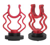 Luorng Lot de 2 supports de fixation antichoc pour microphone vidéo externe avec griffe de 6,35 mm pour micro Rode VideoMicro, MM1, VXR10, MCM-1, M80