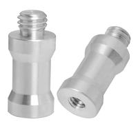 LUORNG Lot de 2 vis de conversion interchangeables pour trépied, adaptateur photo pour appareil photo reflex numérique, trépied 1/4 femelle vers 3/8 mâle