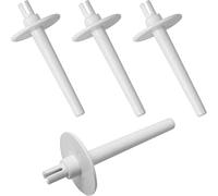 LUORNG Lot de 4 broches de bobine en plastique blanc pour Brother Singer, Riccar, Simplicity, Brother #13092001, 130920051