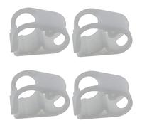 LUORNG Lot de 4 colliers de serrage pour tuyau de contrôle du débit d'eau 1/4"-1/2", colliers de serrage réglables en plastique, clip de tube de contrôle du débit d'eau, valve de pincement de