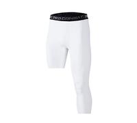 LUOSFUH Homme One Leg 3/4 Compression Collants Pantalon Athletic Basketball Base Layer sous-Vêtements（6）, 3XL