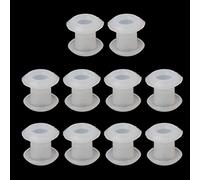 luosh 10 pièces Bouchons en Caoutchouc de Silicone Anneau Perle entretoise Bracelet à Breloques Fabrication de Bijoux