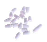 luosh 10 pièces fermoirs Perles connecteurs de Baril Fermoir de sécurité Corde en Plastique connecteur de Dentition Bijoux Collier Boucle