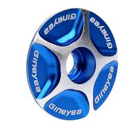 luosh Bouchon de Tige supérieure de Casque pour vélo, Aluminium sans Fil Route VTT vélo Tige Accessoires Casque Couvercle supérieur