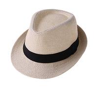 luosh Enfants Enfants été Plage Chapeau de Paille Jazz Panama Trilby Fedora Chapeau Gangster Casquette en Plein air Respirant Chapeaux Filles garçons Chapeau de Soleil