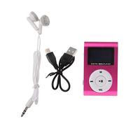 luosh MX-801 Mini USB Clip en métal Micro SD TF Emplacement pour Carte LCD Écran Musique Lecteur MP3