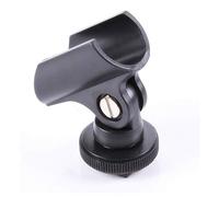 luosh Support de Clip de Support de Microphone, Support de Clip de Microphone Clip de Support de Micro en Plastique de 19mm avec Sabot pour Appareil Photo