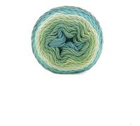LuoShaiu 100 g de fil teint segmenté arc-en-ciel, 5 brins de laine tricotés à la main for bébé, pull, chapeau, écharpe, coussin de canapé, fil à gâteau Laine à Tricoter(A27)