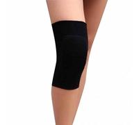 LuoShaiu GenouillèRe Genouillères de danse à haute élasticité, housse de protection antichoc en mousse for adultes et enfants Attelle Genou(Black,L)