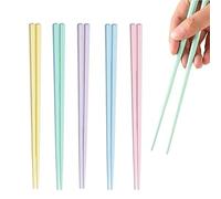 luoshaPUCY 5 Paires Baguettes, Baguettes en Fibre de Verre Réutilisables Passe au Lave-Vaisselle Baguette Chinoise Japonaises