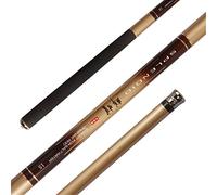 LUOSHUAI Canne à pêche 3,6-7,2 m Stream Canne à pêche télescopique en fibre de carbone ultra légère Pôle à main de pêche ultra fin confortable antidérapant (Longueur : 7,2 m)