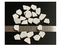 LUOSHUAI Tesselles mosaique Carreaux de mosaïque 100g en céramique pour Artisanat de mosaïque de Forme de Goutte irrégulière Mosaique Verre (Color : H)