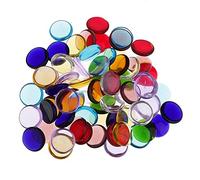 LUOSHUAI Tesselles mosaique Couleur Assortie de tuiles de mosaïque de Verre vitreux Transparent pour Les Arts DIY Artisanat Mosaique Verre