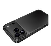 LUOTANL Mat Coque pour iPhone 17 Pro Max/17 Pro/Air/17, Mince PC Transparente Étui Protection d'objectif Tout Compris Durable Anti-Jaunissement Housse,Noir,17