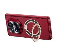 LUOTANL Protectrice D'Écran pour Huawei Mate X7, Anneau Magnétique Et Placage De Charnière Coque, Anti-Rayures pour Lentille Mate Couverture,Rouge,Mate X7