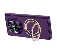 LUOTANL Protectrice D'Écran pour Huawei Mate X7, Anneau Magnétique Et Placage De Charnière Coque, Anti-Rayures pour Lentille Mate Couverture,Violet,Mate X7