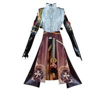 Luoweiming Genshin Impact Costume de déguisement Shikanoin Heizou pour adulte - Uniforme de carnaval et d'Halloween (marron, taille M)