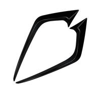 LUOWEINA 1 paire garniture becquet pare-chocs avant voiture, Convient for Ford, Fiesta, ST MK6 B-Max 2012-2017 Garnitures de spoiler de pare-chocs avant pour voi(Glossy Black)