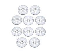 LUOWEINA 10 pièces capot de en métal sous le couvercle d'isolation du moteur Convient for Volkswagen, for VW, for Ford Clip de garniture d'aile de roue