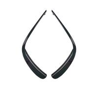 LUOWEINA 2x garniture becquet pare-chocs avant voiture, Convient for Mercedes, classe E W213 E260 E300 E53 2021 Garnitures de spoiler de pare-chocs avant pour voi(Carbon Fiber)