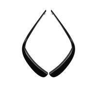 LUOWEINA 2x garniture becquet pare-chocs avant voiture,Convient for Mercedes,classe E W213 E260 E300 E53 2021 Garnitures de spoiler de pare-chocs avant pour voi(Glossy Black)