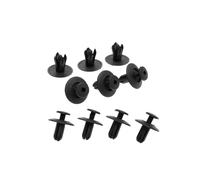 LUOWEINA Attaches garde-boue pare-choc automobile, 50 pièces, trou 6mm, Rivets plastique,Convient for KIA, Hyundai, Chery Clip de garniture d'aile de roue