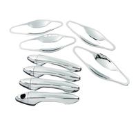 LUOWEINA Autocollant de garniture bol tasse couvercle poignée porte voiture, Convient for Hyundai, IX35 Tucson 2009-2014 Chrome Protection poignée portière voiture