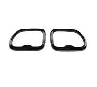 LUOWEINA Autocollant décoratif couvercle queue tuyau d'échappement, Convient for, X3 G01 X4 G02 2018-2020 Cache décoratif pour pot d'échappement de véhicule(Style A Black)