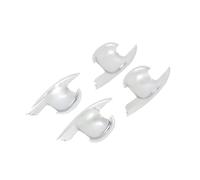 LUOWEINA Autocollant garniture tasse bol poignée porte latérale, Convient for Toyota, Vios Yaris Sedan 2013-2015 Protection poignée portière voiture