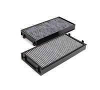 LUOWEINA Climatiseur cabine voiture au charbon actif, 2 pièces, Convient for E70 E71 E72 F15 F16 X5 3.0d 4.8i M50d 25d 35i 40d X6 64119248294 Filtre à air d'habitacle