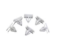 LUOWEINA Clip fixation automatique Nylon moulage panneau Convient for GM 25693852 Cadillac Chevy Buick Rivets plastique 10 pièces Clip de garniture d'aile de roue