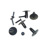 LUOWEINA Clips retenue rivets fixation automatique, trou 6.8mm,garde-boue, garniture porte voiture Convient for série 3 5 7 Clip de garniture d'aile de roue(50 Pieces)