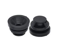 LUOWEINA Couvercle de moteur voiture en caoutchouc, adapté for Mazda, 2 3 5 9 6 CX3 CX30 CX5 CX9 P30110238, plaque protection montage supérieur du œillets en caoutchouc pour capot moteur(2PCS)