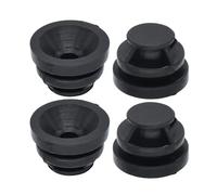 LUOWEINA Couvercle de moteur voiture en caoutchouc, adapté for Mazda, 2 3 5 9 6 CX3 CX30 CX5 CX9 P30110238, plaque protection montage supérieur du œillets en caoutchouc pour capot moteur(4PCS)
