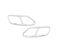 LUOWEINA Garniture couvercle sortie tuyau silencieux queue, Convient for A4, B9 2019-2020 1 paire Cache décoratif pour pot d'échappement de véhicule