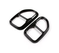 LUOWEINA Garniture couvercle tuyau silencieux queue, Convient for, X3 G01 X4 G02 2018-2022 Cache décoratif pour pot d'échappement de véhicule(Style A-Black)