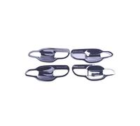 LUOWEINA Garniture de couvercle de cuvette de poignée de porte de voiture for Hyundai, Tucson 2015-2020 autocollant chromé accessoires de style de voiture couvercle de poignée de porte extérieure(Bowl