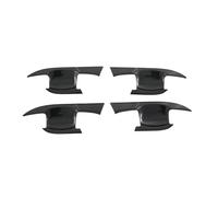 LUOWEINA Garniture tasse bol poignée porte latérale, Convient for Mitsubishi, Outlander 2022-2025 ABS Protection poignée portière voiture(ABS Carbon Fiber 2)