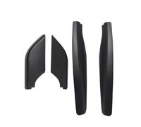 LUOWEINA Lot 4 housses protection for barres toit, adaptées à Mitsubishi, Pajero V80 2009-2018, coque d'extrémité rail, remplacement ABS fermeture d'extrémité de rail de galerie de toit