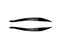 LUOWEINA Paupières de phare avant, sourcils, couvercle de phare Convient for la série 5 F10 F11 2015 2016 2017, autocollant de garniture de couverture, accessoires de voiture Paupières de phares de vo